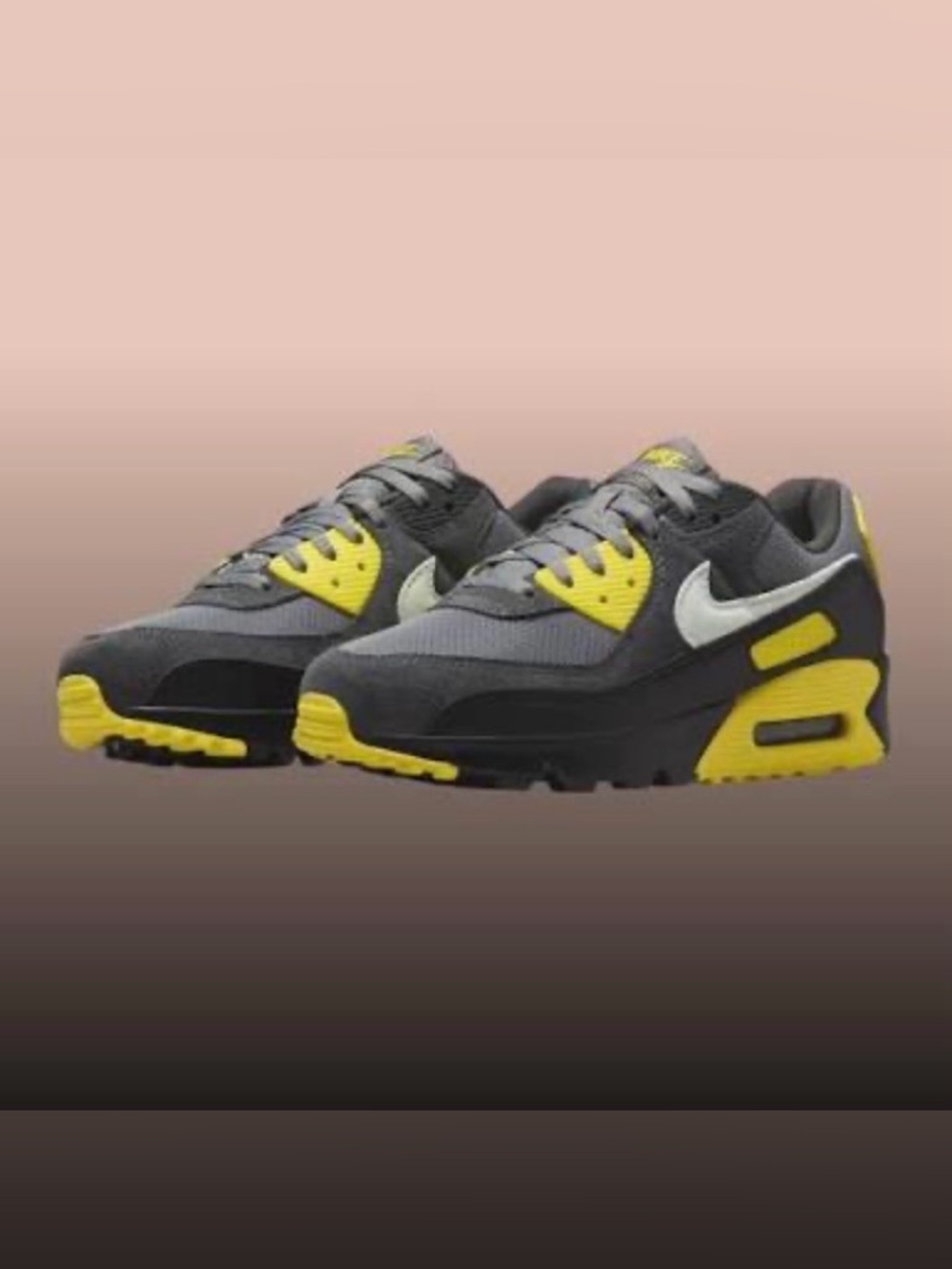 ✔️New✔️ NIKE Air Max 90 'Smoke Grey Lightening'